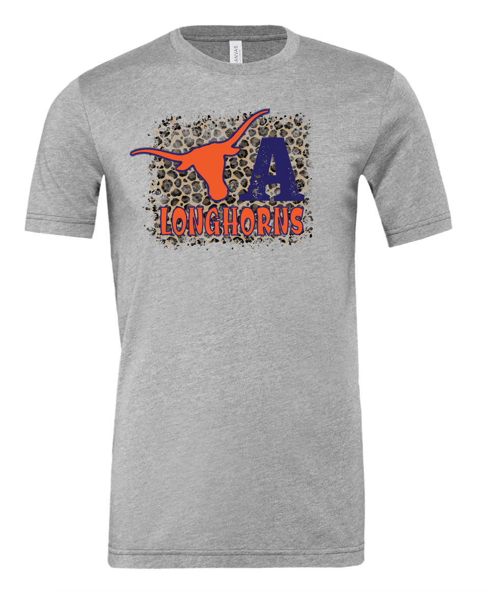 LONGHORNS LEOPARD A TSHIRT - SUBLIMATION
