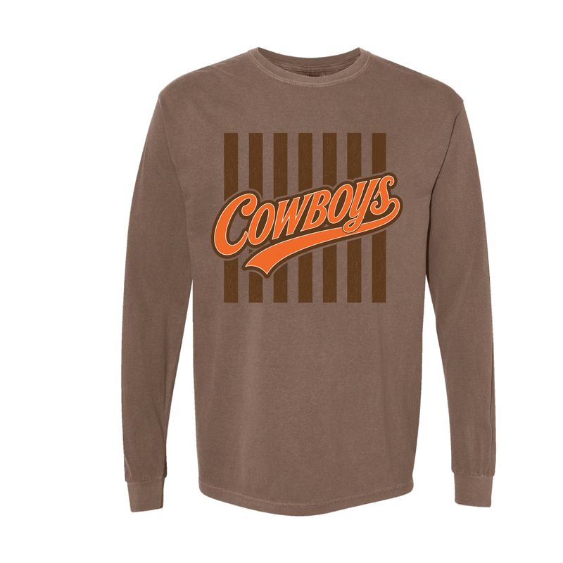 COWBOYS BROWN LINES COMFORT COLORS 1717 ESPRESSO