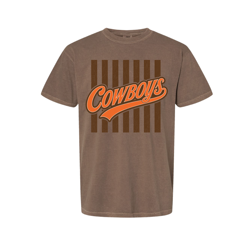 COWBOYS BROWN LINES COMFORT COLORS 1717 ESPRESSO