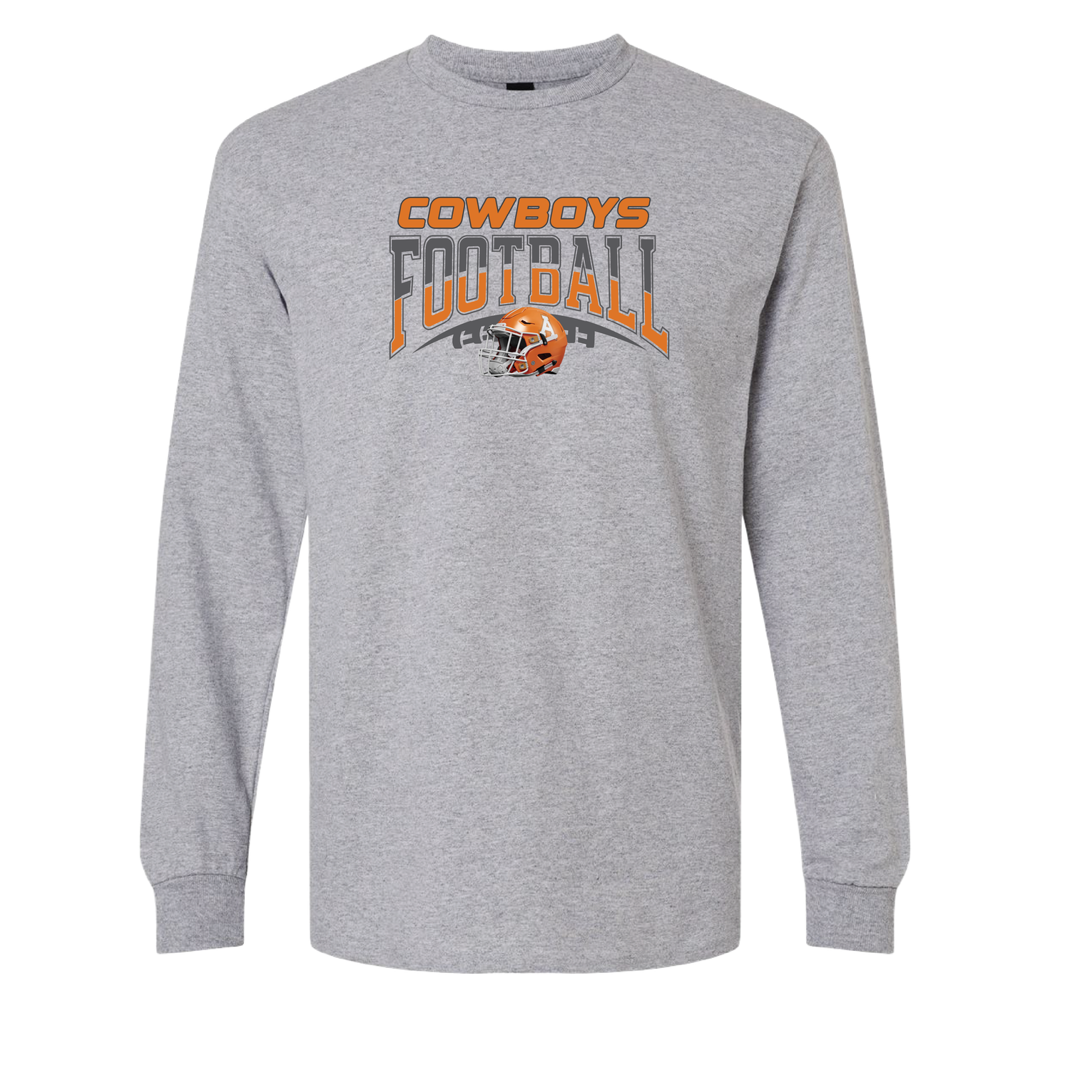 COWBOYS FOOTBALL - Sport Grey LONG SLEEVE 5400