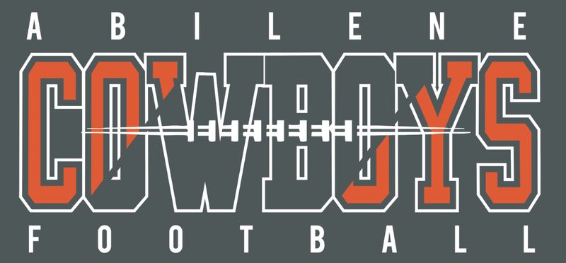 Abilene Cowboys Football - Brand: Comfort Colors