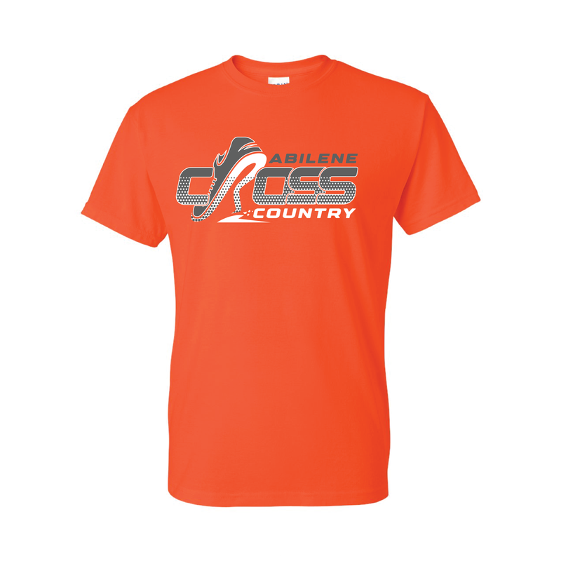 2026 CROSS COUNTRY TSHIRT ORANGE  8000