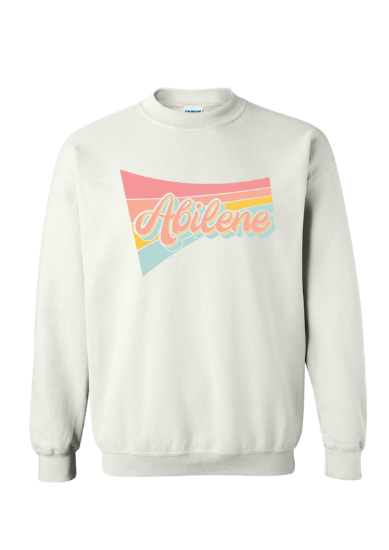ABILENE RETRO SWEATSHIRT WHITE 18000