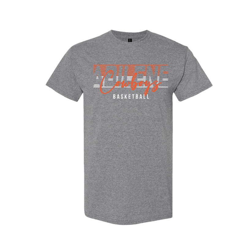 Cowgirls Basketball Lines - Graphite or Dark Heather