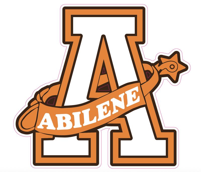 Abilene A Logo Decal 5"