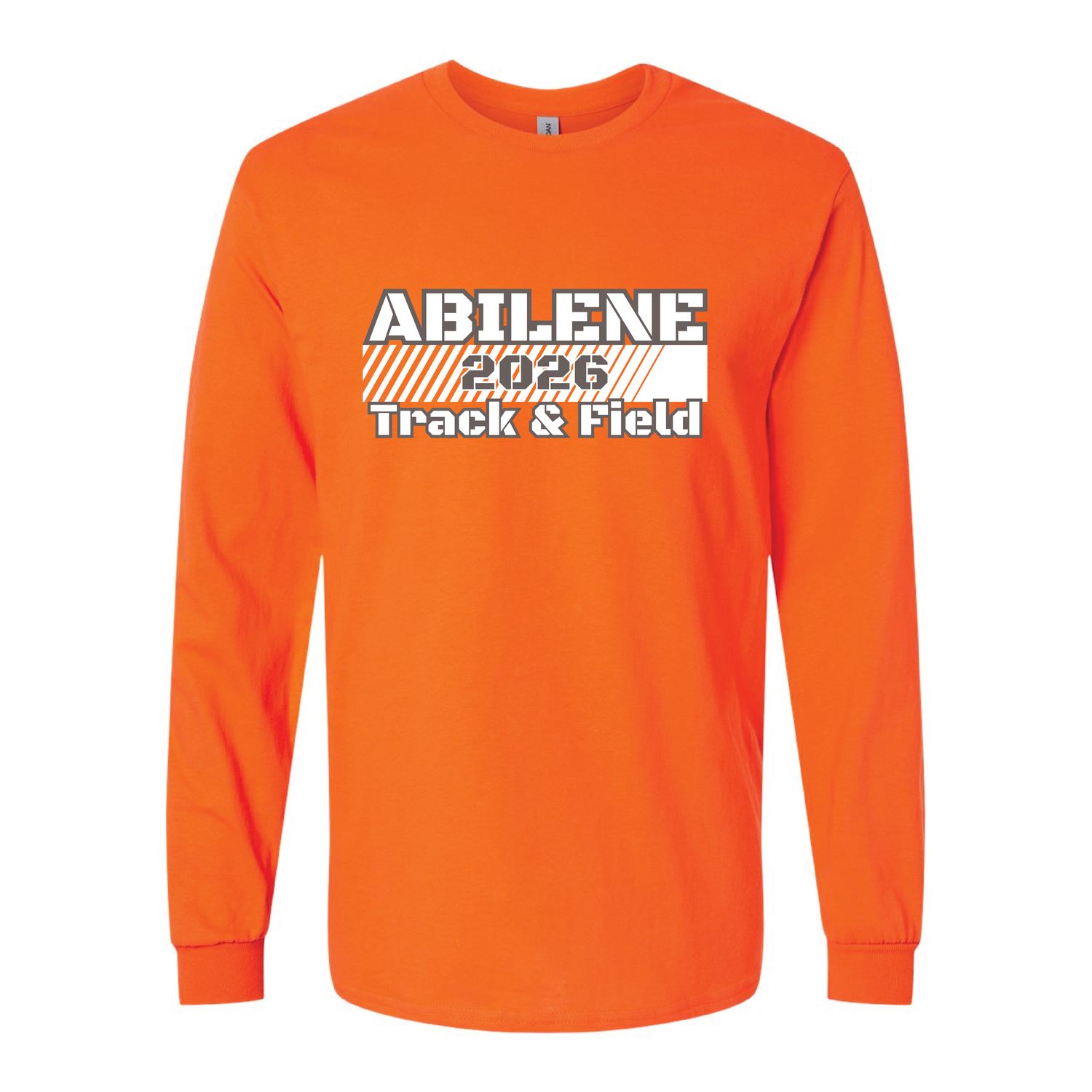Orange Long Sleeve Track - Performance