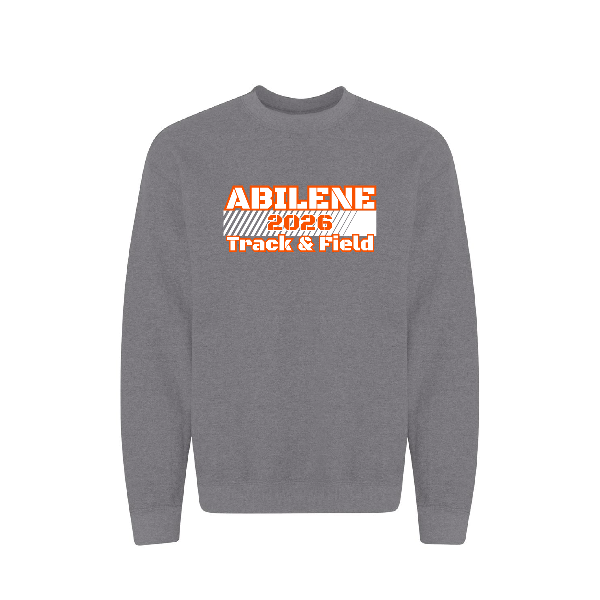 Heather Graphite Crewneck Track