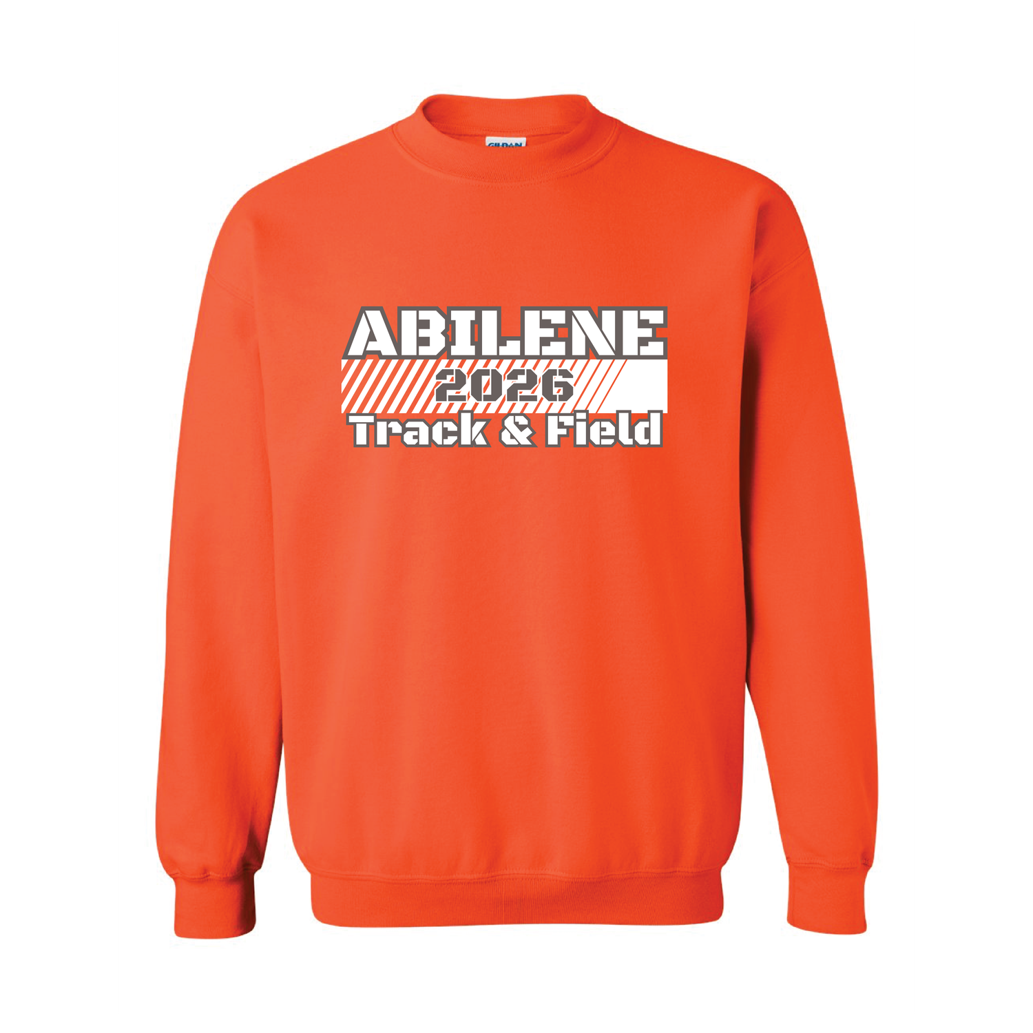 Orange Crewneck Track