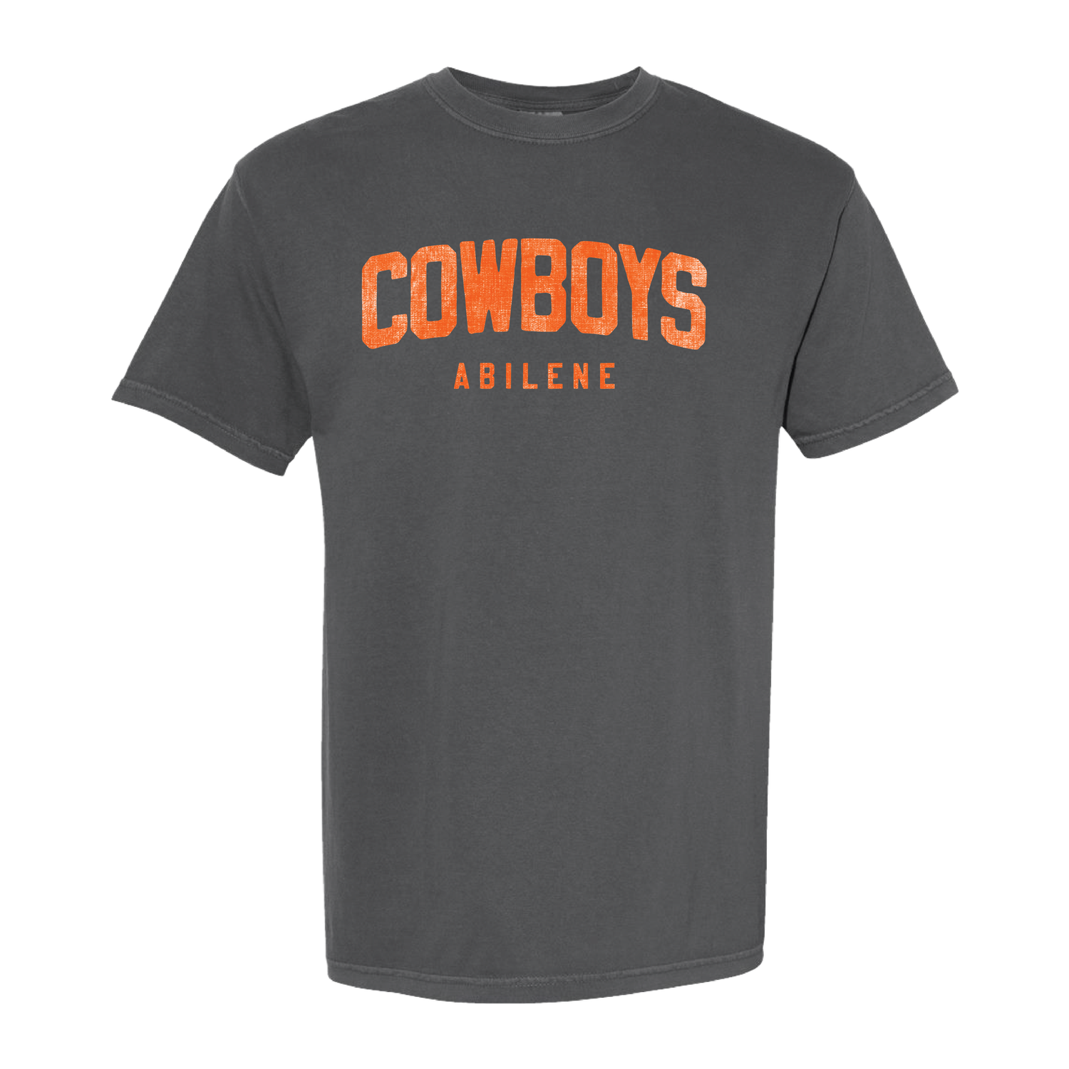 ABILENE COWBOYS DISTRESSED TSHIRT COMFORT COLORS PEPPER