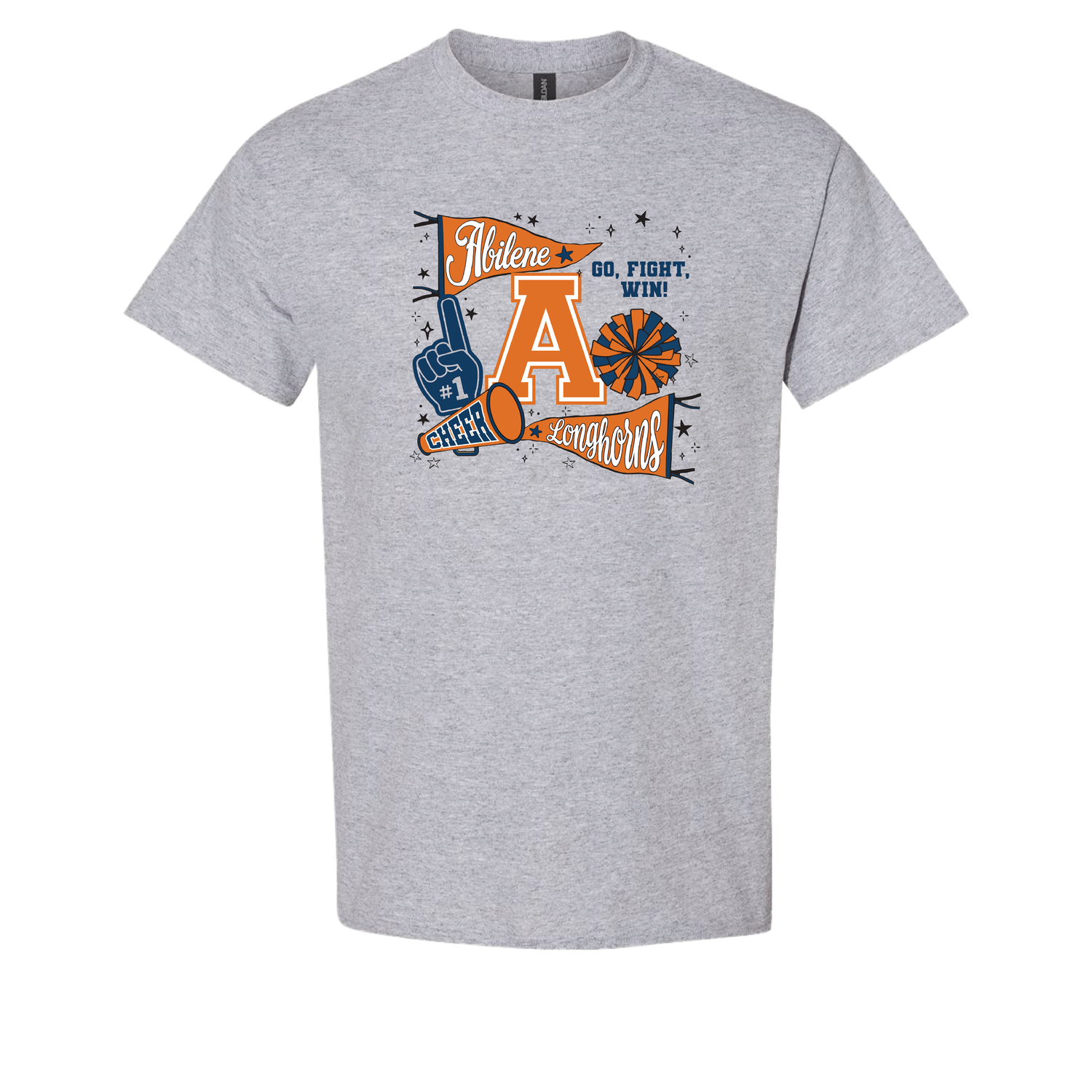 LONGHORN CHEER-SPORTS GREY