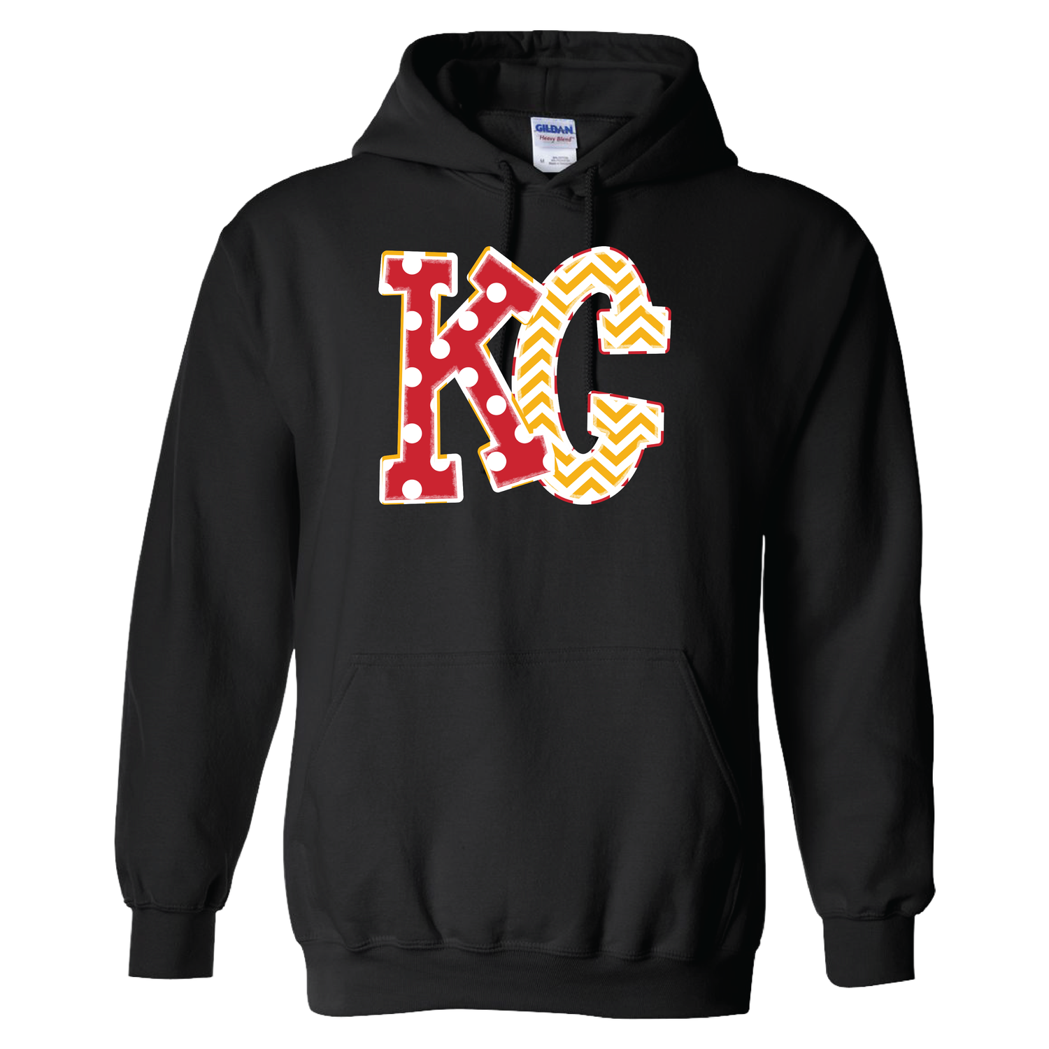 BLACK KC CHIEFS HOODIE