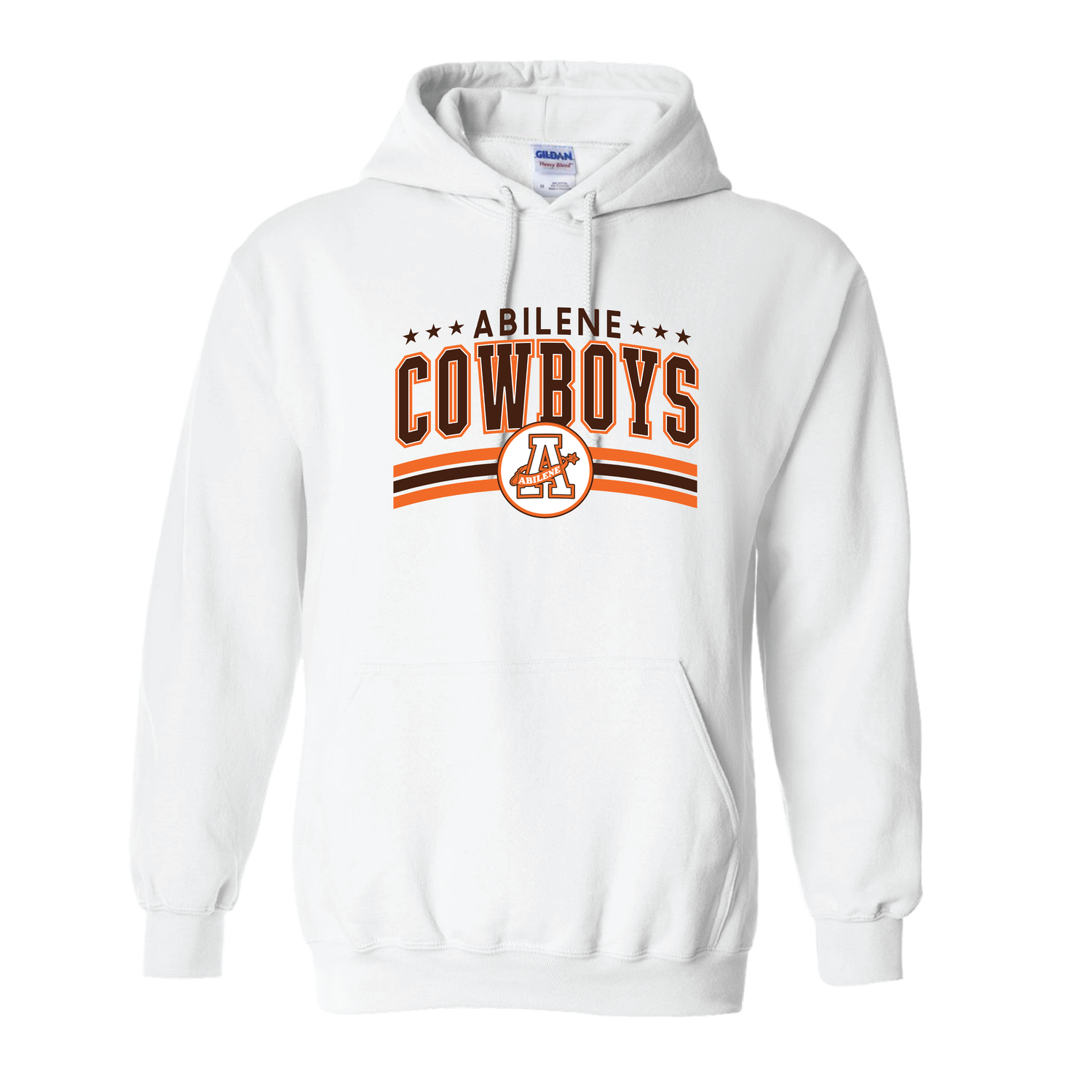 ABILENE COWBOYS WHITE HOODIE