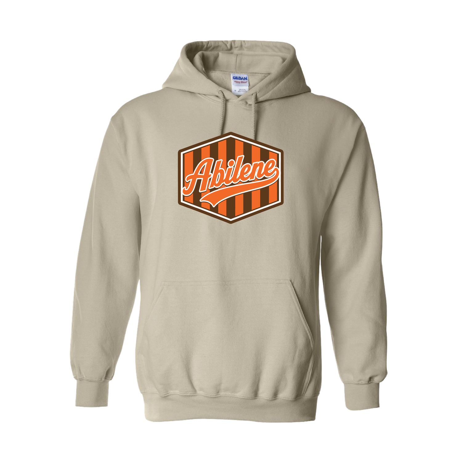 ABILENE HEXAGON STRIPES SAND HOODIE