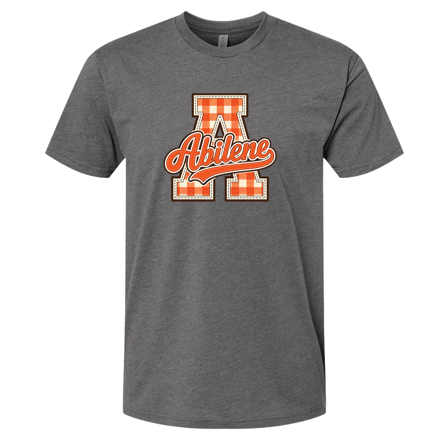 PLAID A LOGO - DARK HEATHER 8000