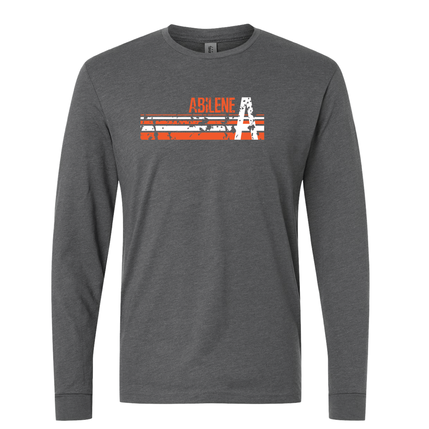 ABILENE LINES - LONG SLEEVE - Dark Heather Grey