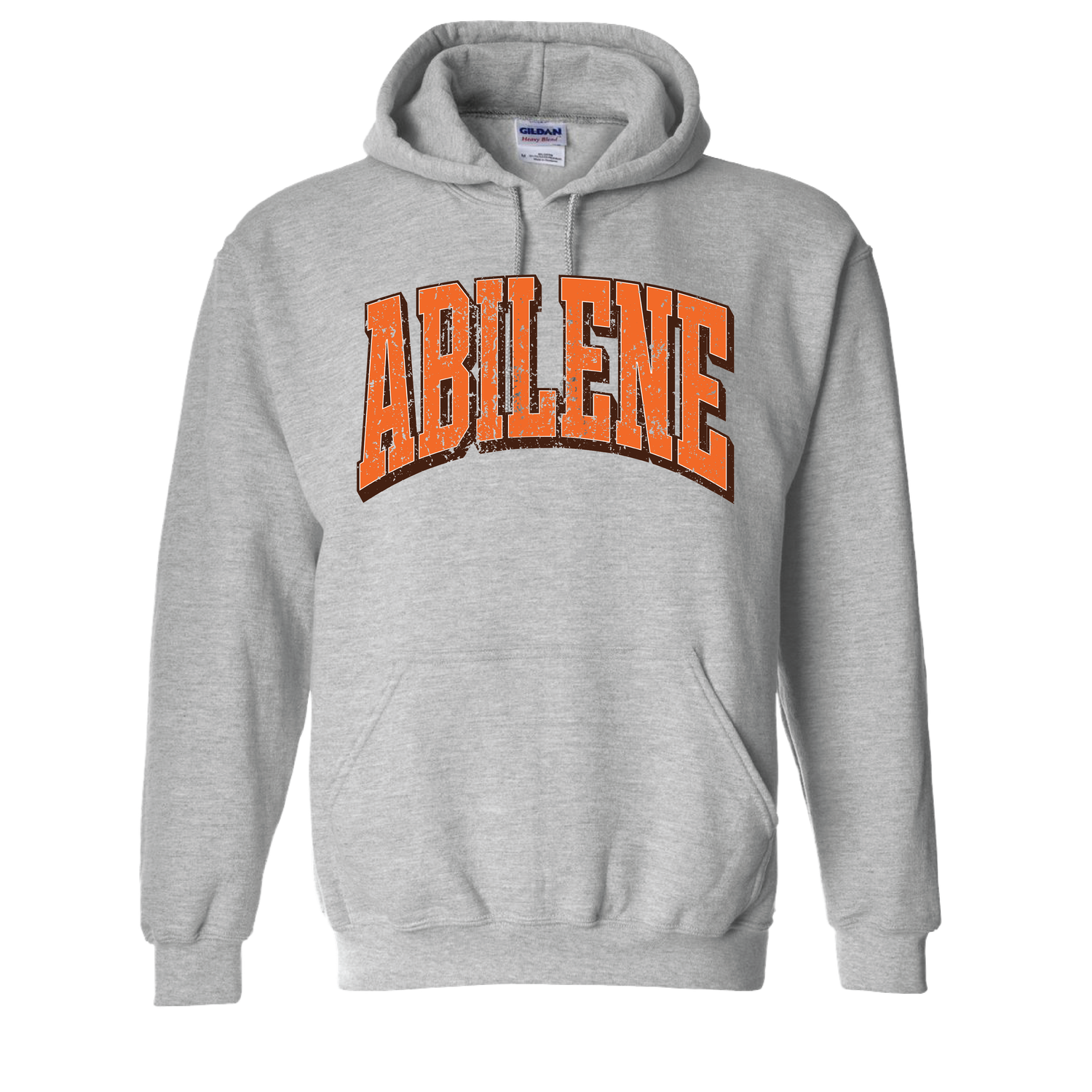 ABILENE CURVED LARGE HOODIE SPORT GREY 18500