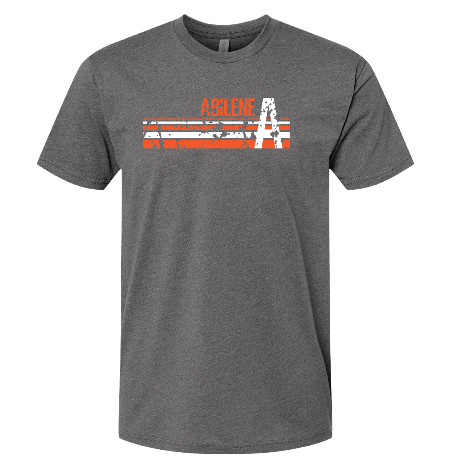 ABILENE LINES - TSHIRT - DK Heather Grey 8000