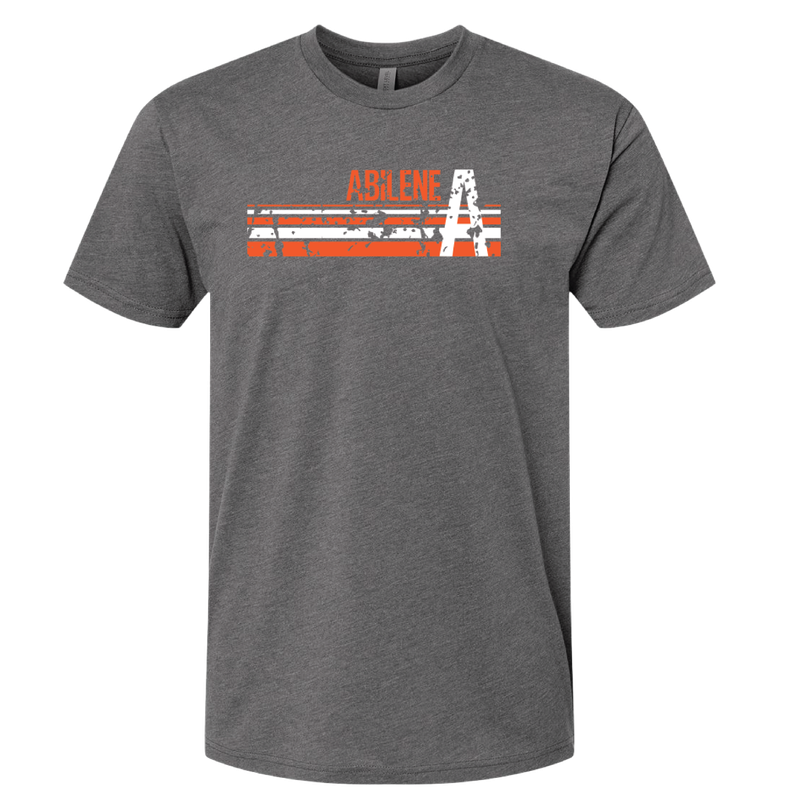 ABILENE LINES - TSHIRT - DK Heather Grey 8000