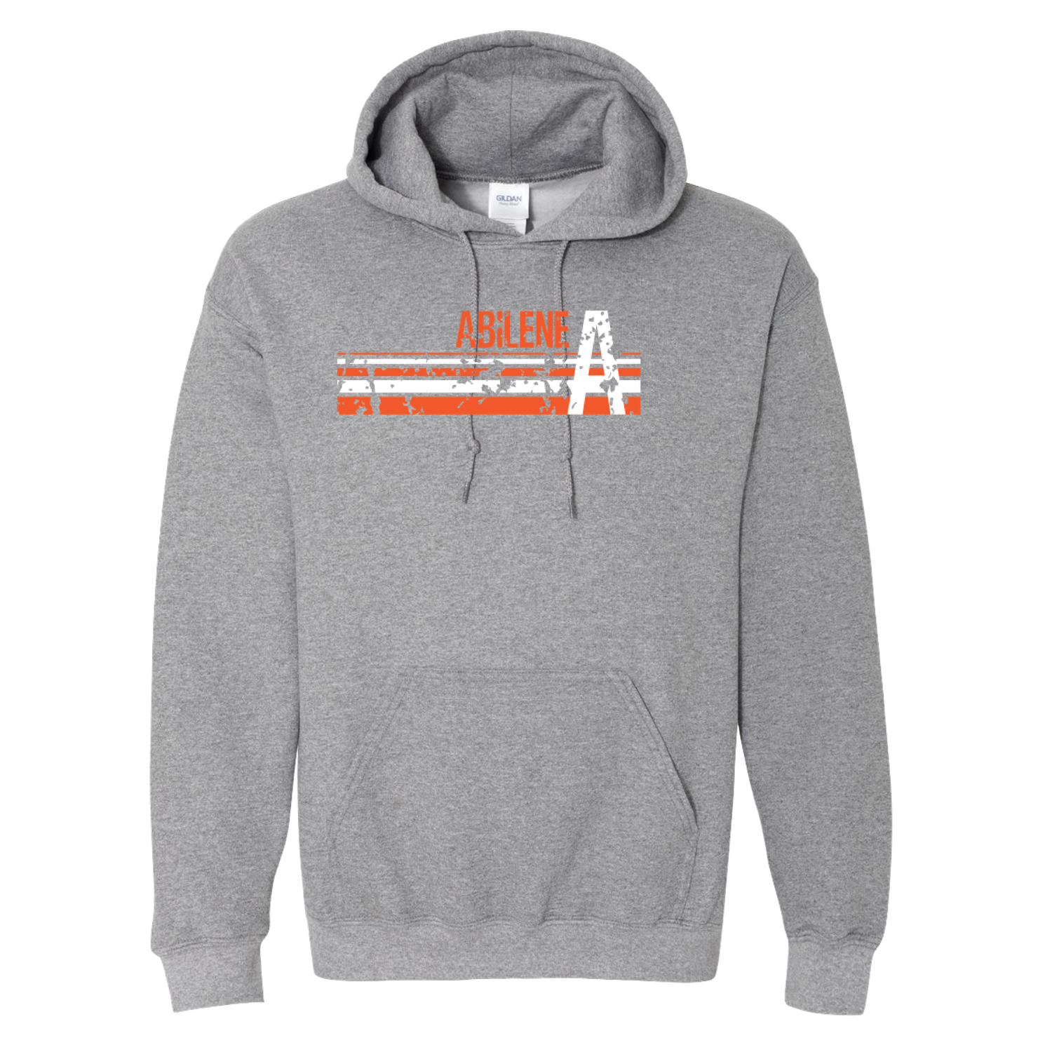 ABILENE LINES - HOODIE - GRAPHITE HEATHER 18500