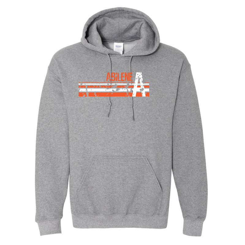 ABILENE LINES - HOODIE - GRAPHITE HEATHER 18500