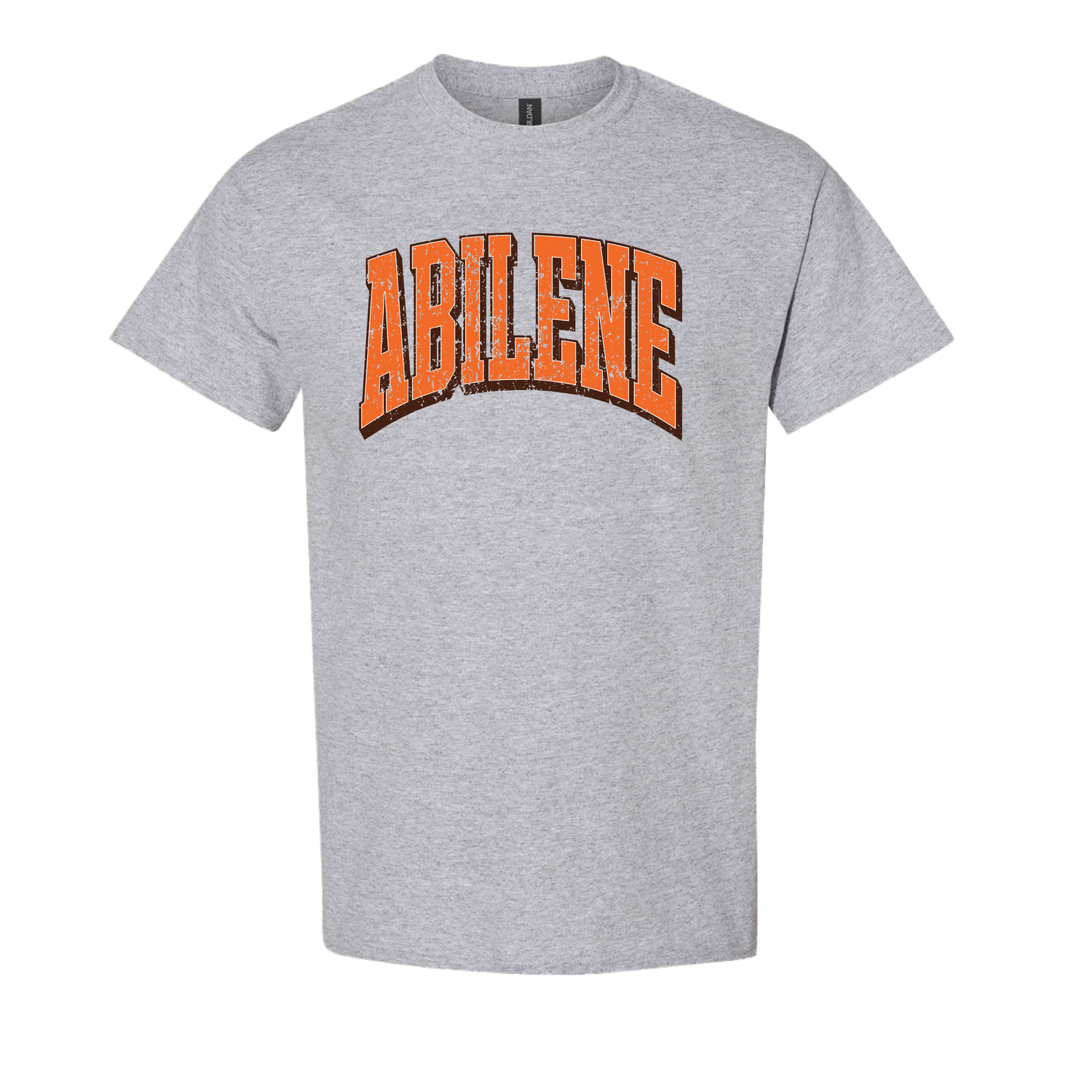 ABILENE CURVED LARGE TSHIRT SPORT GREY