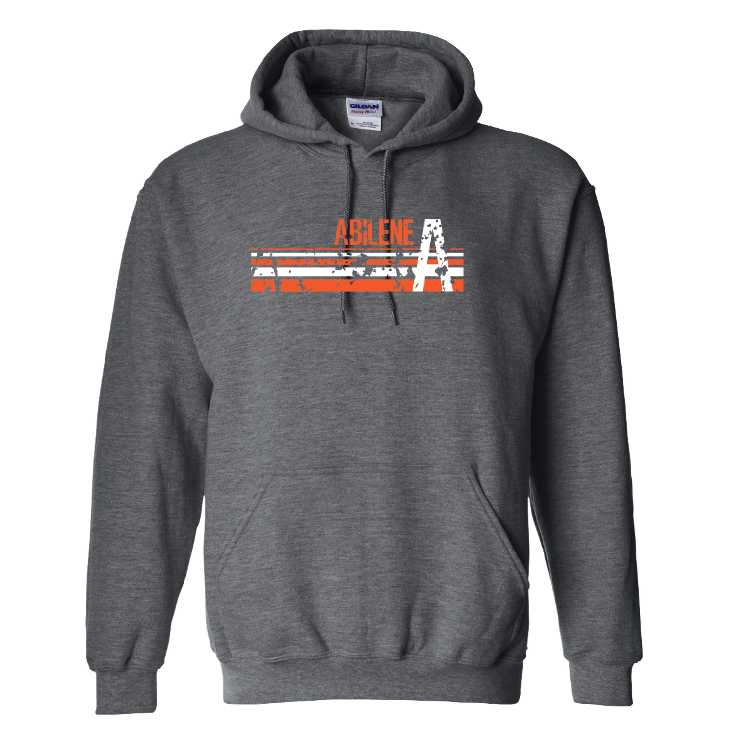 ABILENE LINES - HOODIE - DARK HEATHER GREY 18500