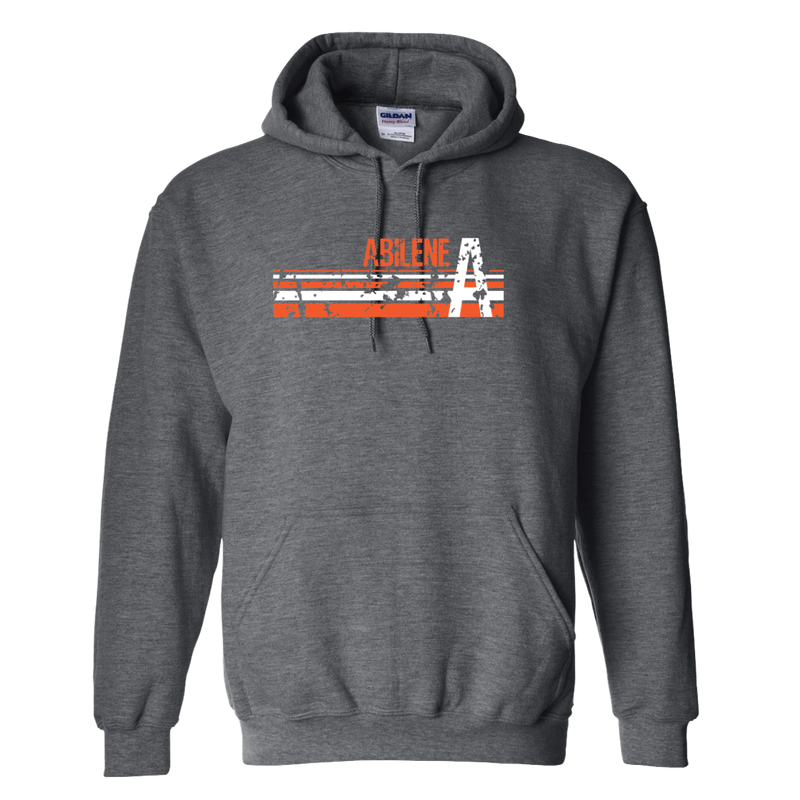 ABILENE LINES - HOODIE - DARK HEATHER GREY 18500