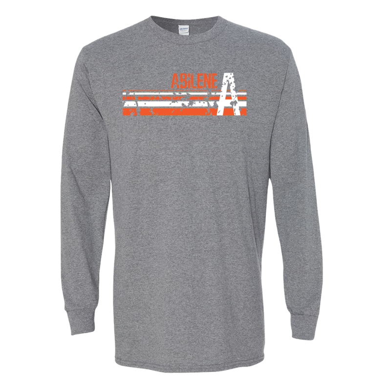 ABILENE LINES - LONG SLEEVE - HEATHER GRAPHITE