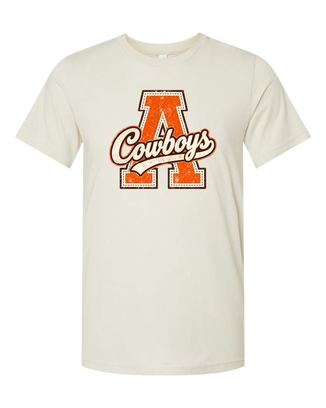 ABILENE COWBOYS TAIL CREAM - Tshirt