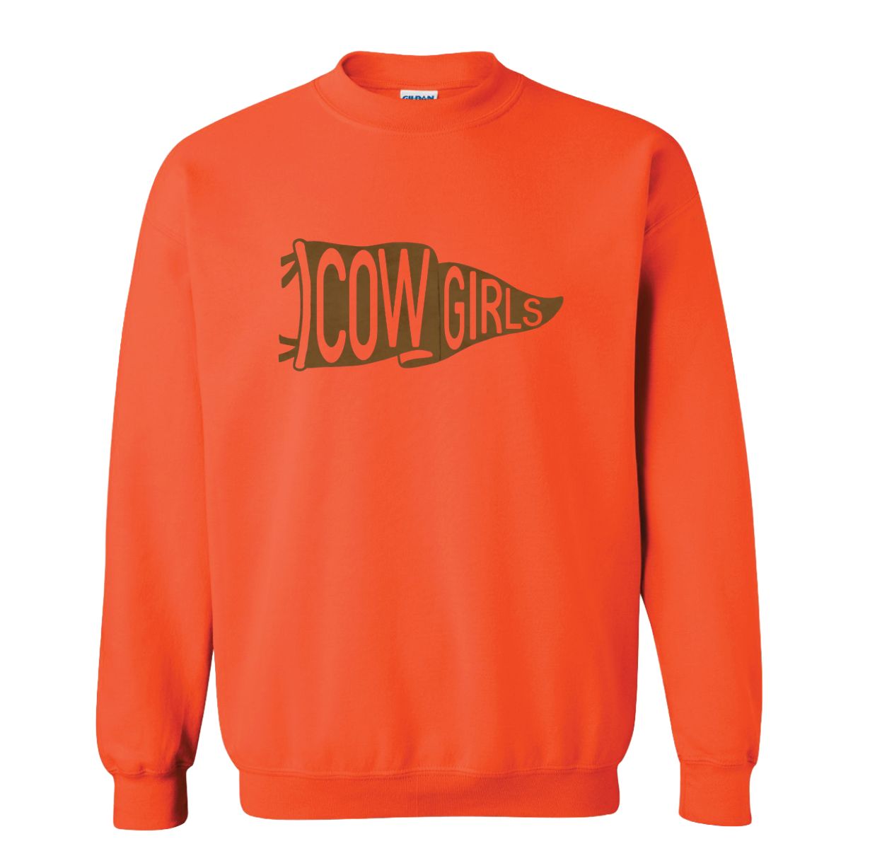 COWGIRLS BROWN PENNANT SWEATSHIRT 18000