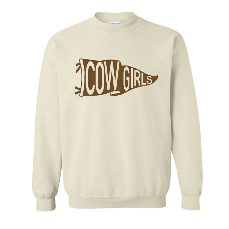 COWGIRLS BROWN PENNANT SWEATSHIRT 18000