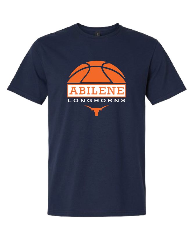 AMS GIRLS BASKETBALL NAVY TSHIRT 8000