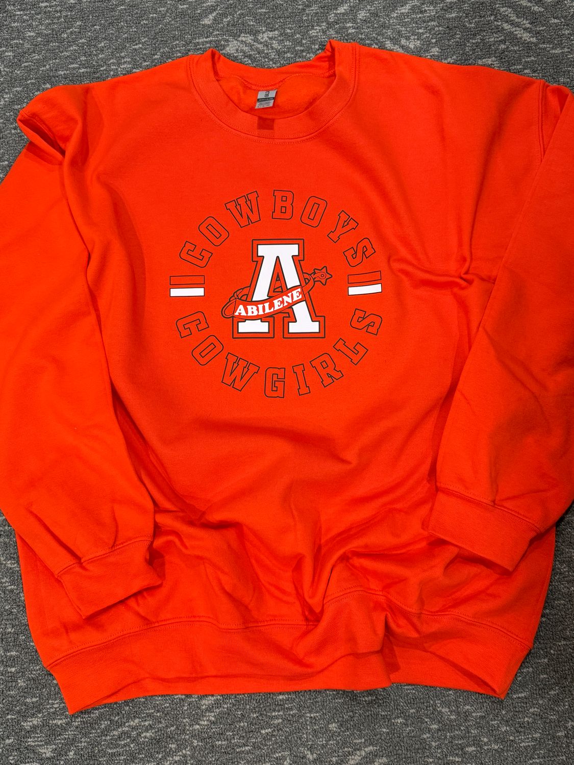 COWBOYS COWGIRLS A LOGO- ORANGE