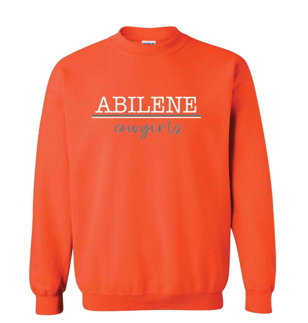 WHITE &amp; GRAY ABILENE COWGIRLS SWEATSHIRT 18000