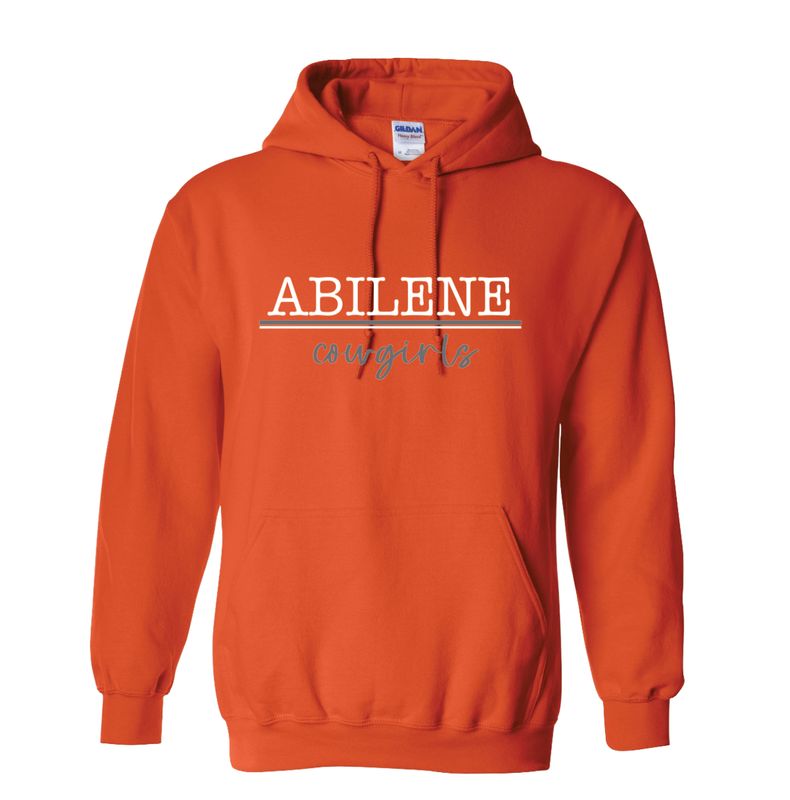 WHITE &amp; GRAY ABILENE COWGIRLS HOODIE 18500