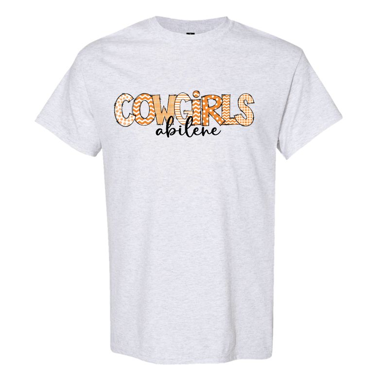 PATTERNS COWGIRLS TSHIRT 8000
