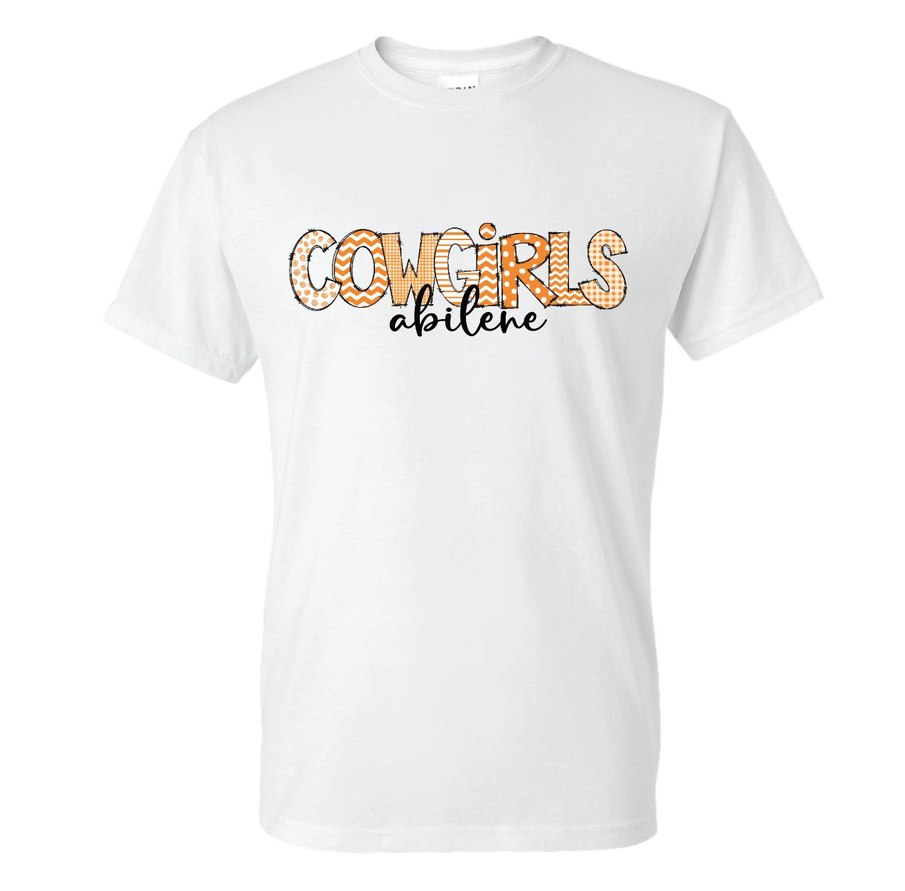 PATTERNS COWGIRLS TSHIRT 8000