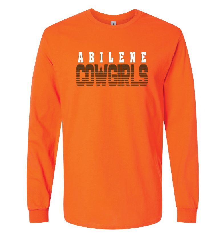 ABILENE COWGIRLS BROWN STRIPE LONG SLEEVE 2400