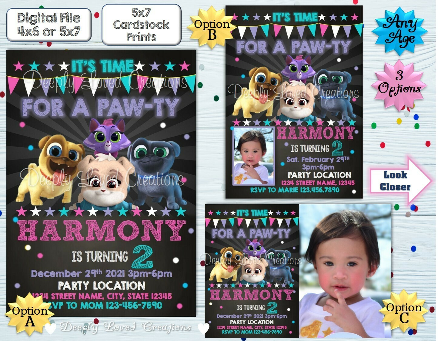 Girl Puppy Dog Pals Birthday*Girl Puppy Dog Pals Invitation*Girl Puppy Dog Pals Digital*Girl Puppy Dog Pals Theme*Girl Puppy Dog Pals Party*Girl Puppy Dog Pals Invite