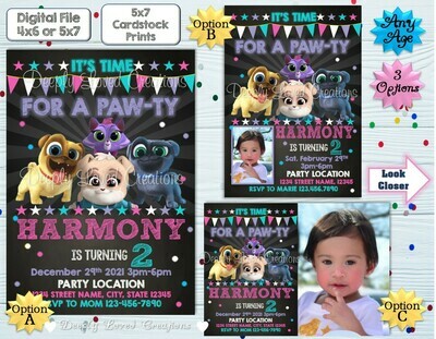 Girl Puppy Dog Pals Birthday*Girl Puppy Dog Pals Invitation*Girl Puppy Dog Pals Digital*Girl Puppy Dog Pals Theme*Girl Puppy Dog Pals Party*Girl Puppy Dog Pals Invite