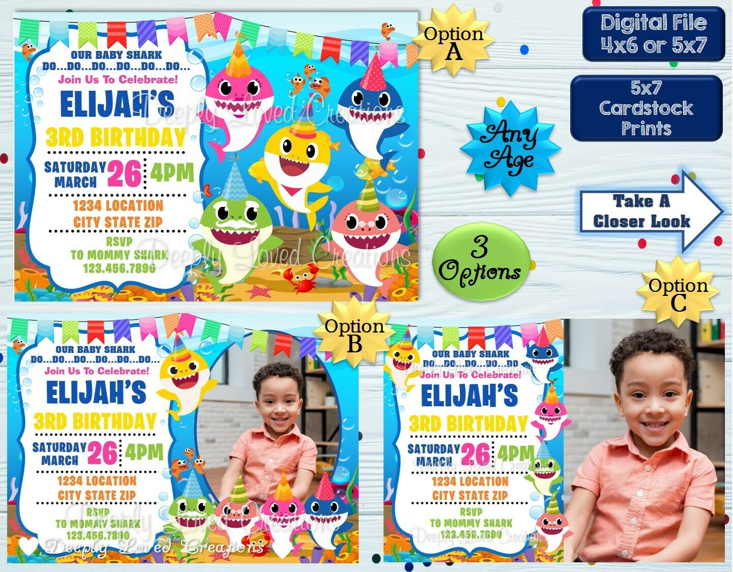Boy Baby Shark Birthday*Boy Baby Shark Invitation*Boy Baby Shark Digital*Boy Baby Shark Theme*Boy Baby Shark Party*Boy Baby Shark Invite