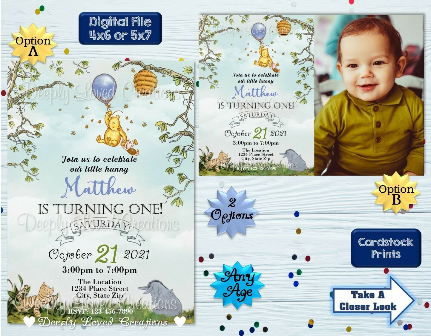 Winnie The Pooh Birthday*Winnie The Pooh Invitation*Winnie The Pooh Digital*Winnie The Pooh Theme*Winnie The Pooh Party*Winnie The Pooh Invite*Winnie The Pooh 1st