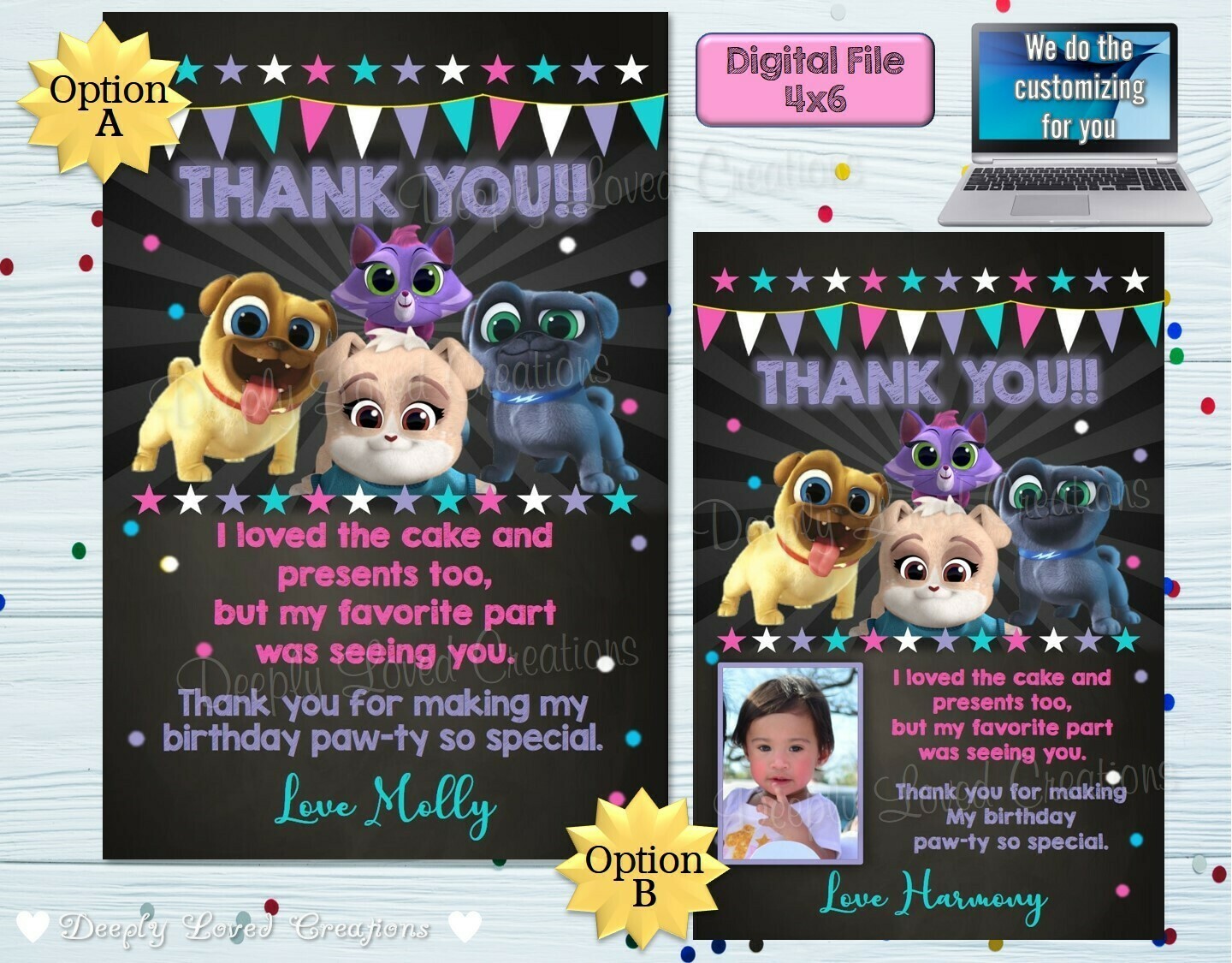Girl Puppy Dog Pals Thank You*Girl Puppy Dog Pals Thank You Card*Girl Puppy Dog Pals Theme*Girl Puppy Dog Pals Party*Girl Puppy Dog Pals Birthday*Girl Puppy Dog Pals Digital