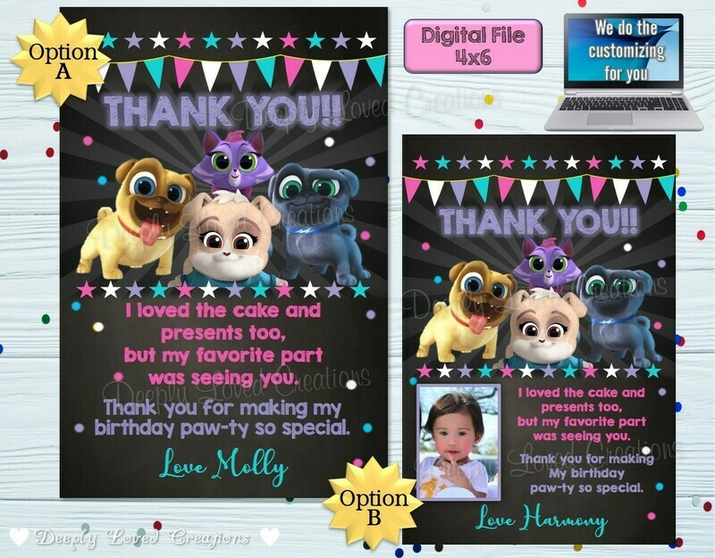 Girl Puppy Dog Pals Thank You*Girl Puppy Dog Pals Thank You Card*Girl Puppy Dog Pals Theme*Girl Puppy Dog Pals Party*Girl Puppy Dog Pals Birthday*Girl Puppy Dog Pals Digital