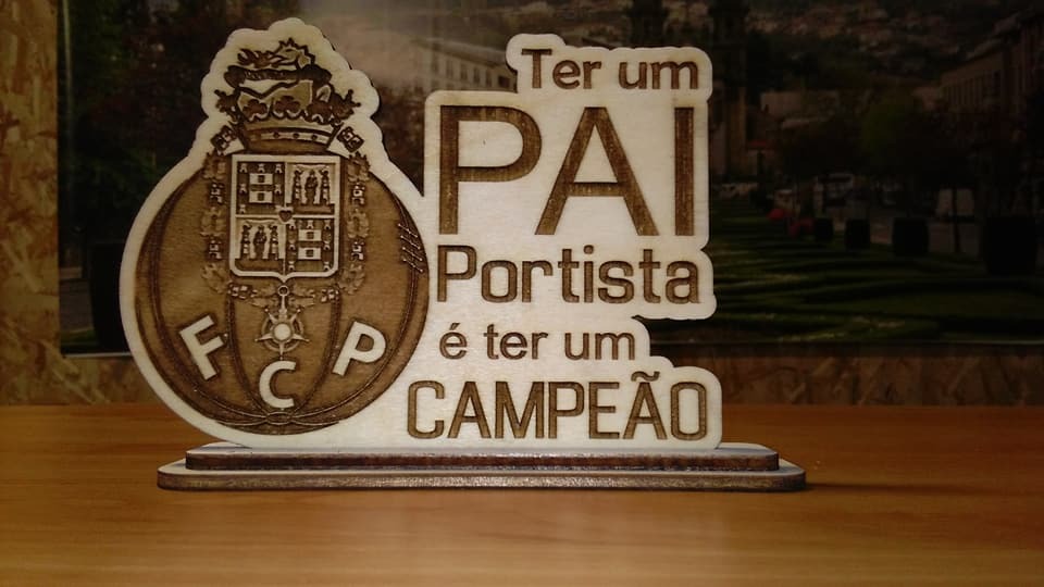 Placa Pai  futebol