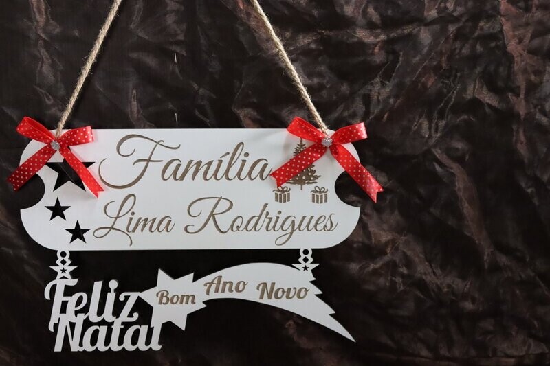 Placa de Boas Vindas