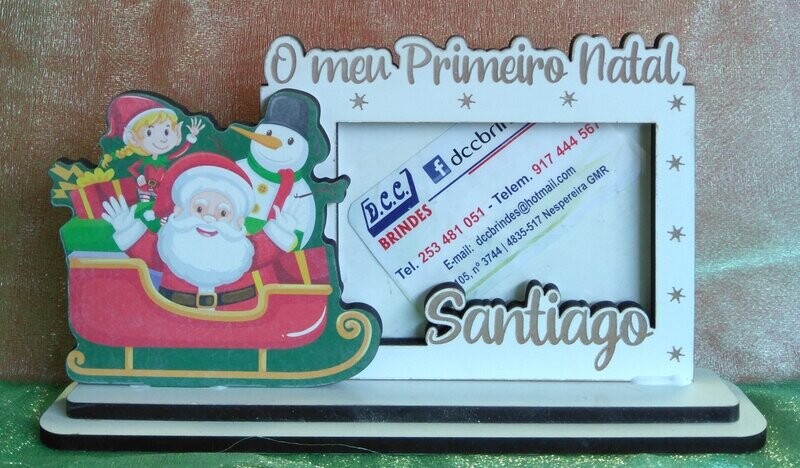 Porta Fotos Primeiro Natal