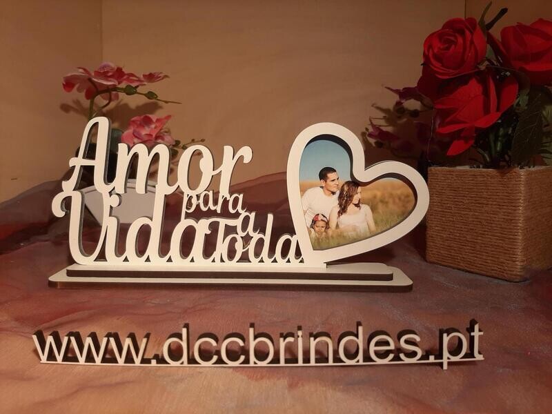 Porta Fotos Amor
