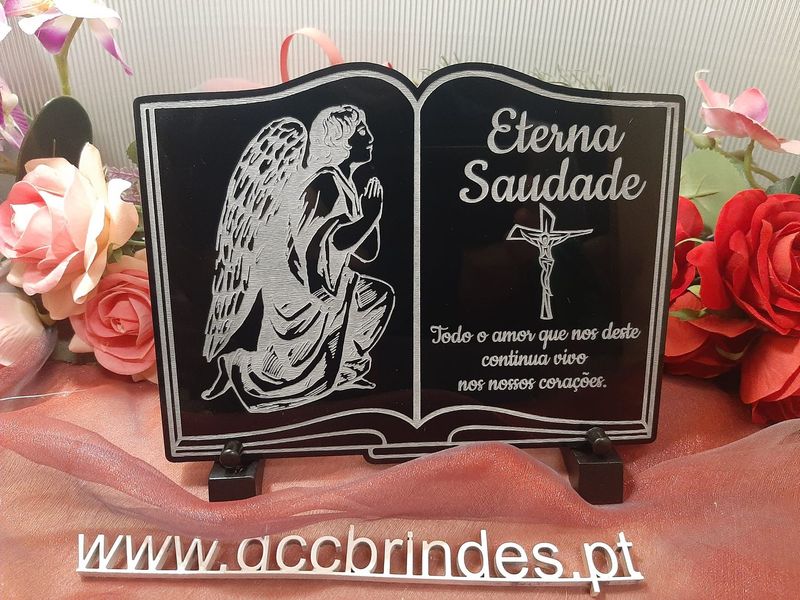 Placa Livro