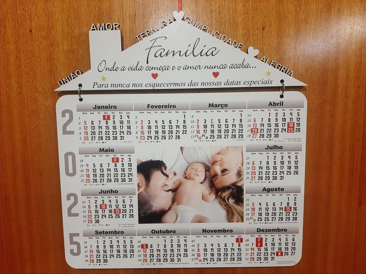 Calendário Mdf